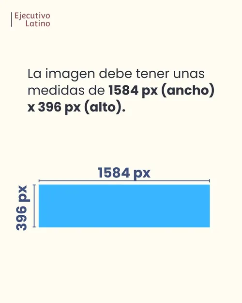 Las dimensiones que debe tener la imagen de fondo en un perfil de LinkedIn.
