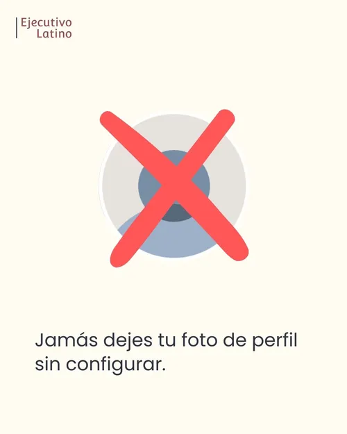 Imagen que muestra que lo peor que puedes hacer es dejar tu foto de perfil vacía en LinkedIn.